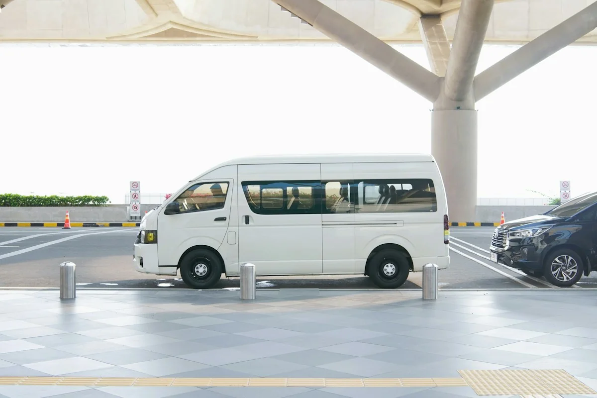Van airport transfer